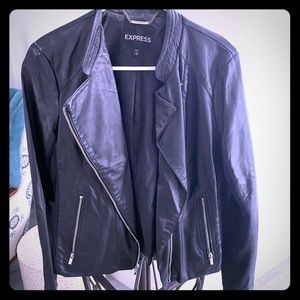 Express leather jacket